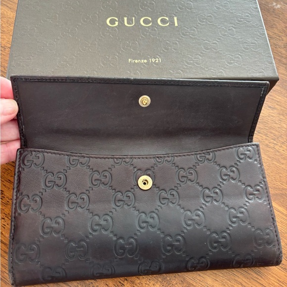 Classic Gucci icon bar Guccissima Wallet - Picture 12 of 16